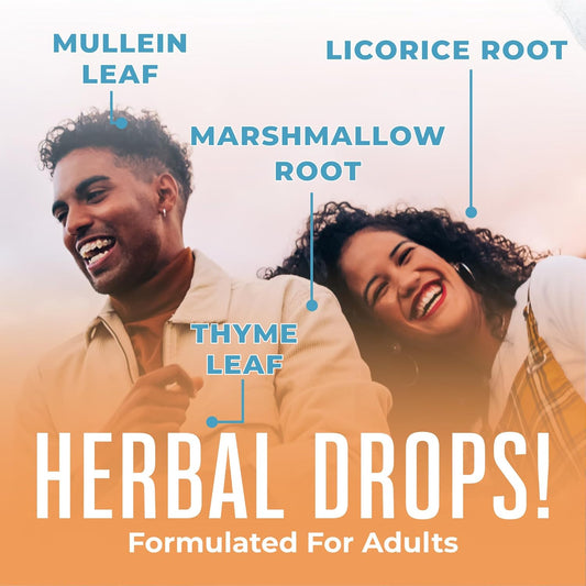 USDA Organic Throat Spray with Mullein Leaf – MaryRuth's Herbal Blend with Marshmallow Root, Licorice Root & Thyme Leaf – Vanilla Flavor – Non-GMO & Vegan