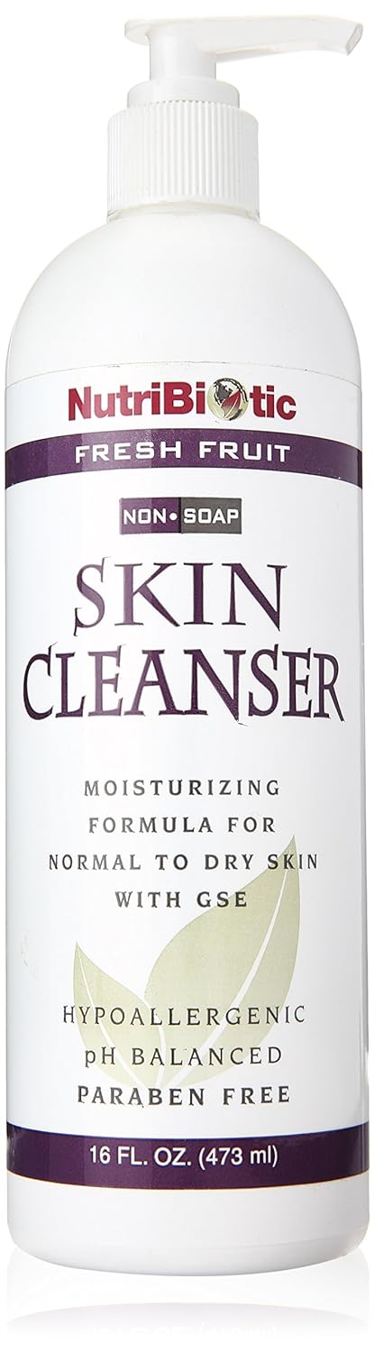 NutriBiotic Nonsoap Skin Cleanser, Fresh Fruit, 16