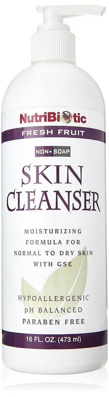 NutriBiotic Nonsoap Skin Cleanser, Fresh Fruit, 16