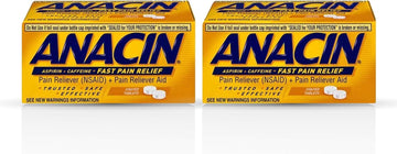 Anacin, 100 Tablets per Bottle (2 pack)