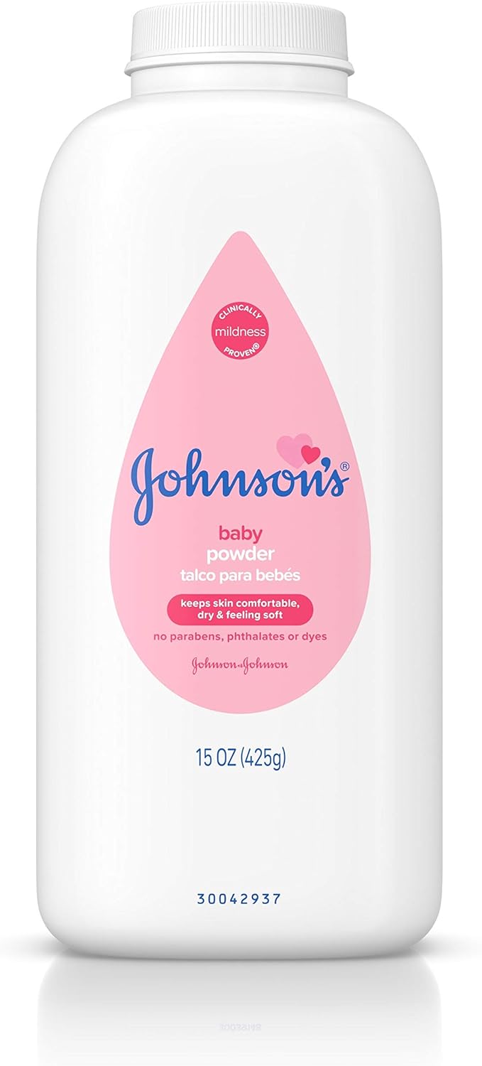 Johnson's Baby Powder, Hypoallergenic and Paraben Free, 15 oz