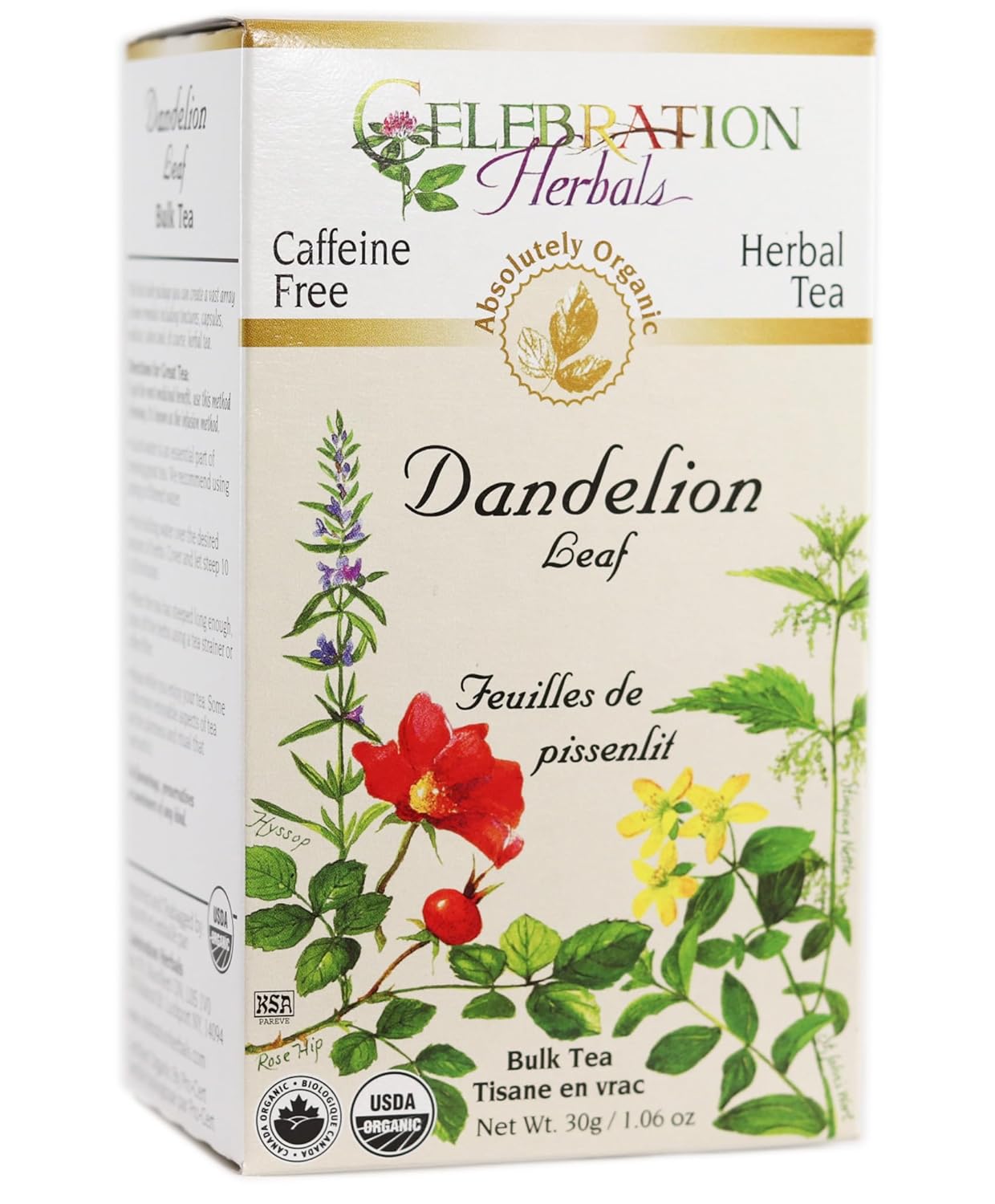 Celebration Herbals Dandelion Leaf Tea Organic Loose Pack