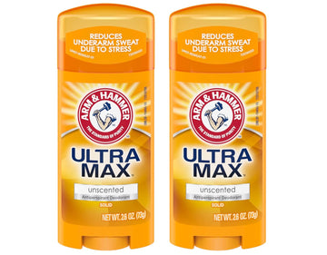 Arm & Hammer Ultramax Anti-Perspirant Deodorant Solid Unscented 2.60 Oz (Pack Of 2)