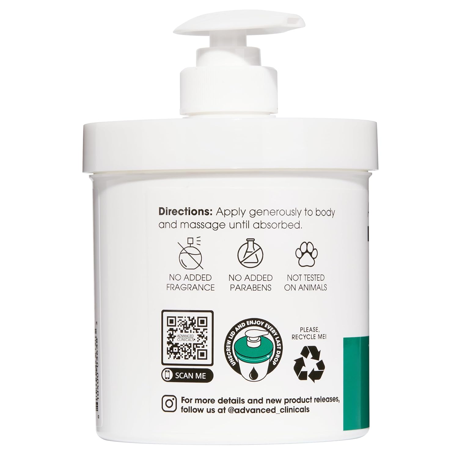 Advanced Clinicals Retinol Body Lotion, Firming & Anti-Aging Moisturizer For Crepey Skin, 15 Oz Retinol Face & Body Cream : Beauty & Personal Care