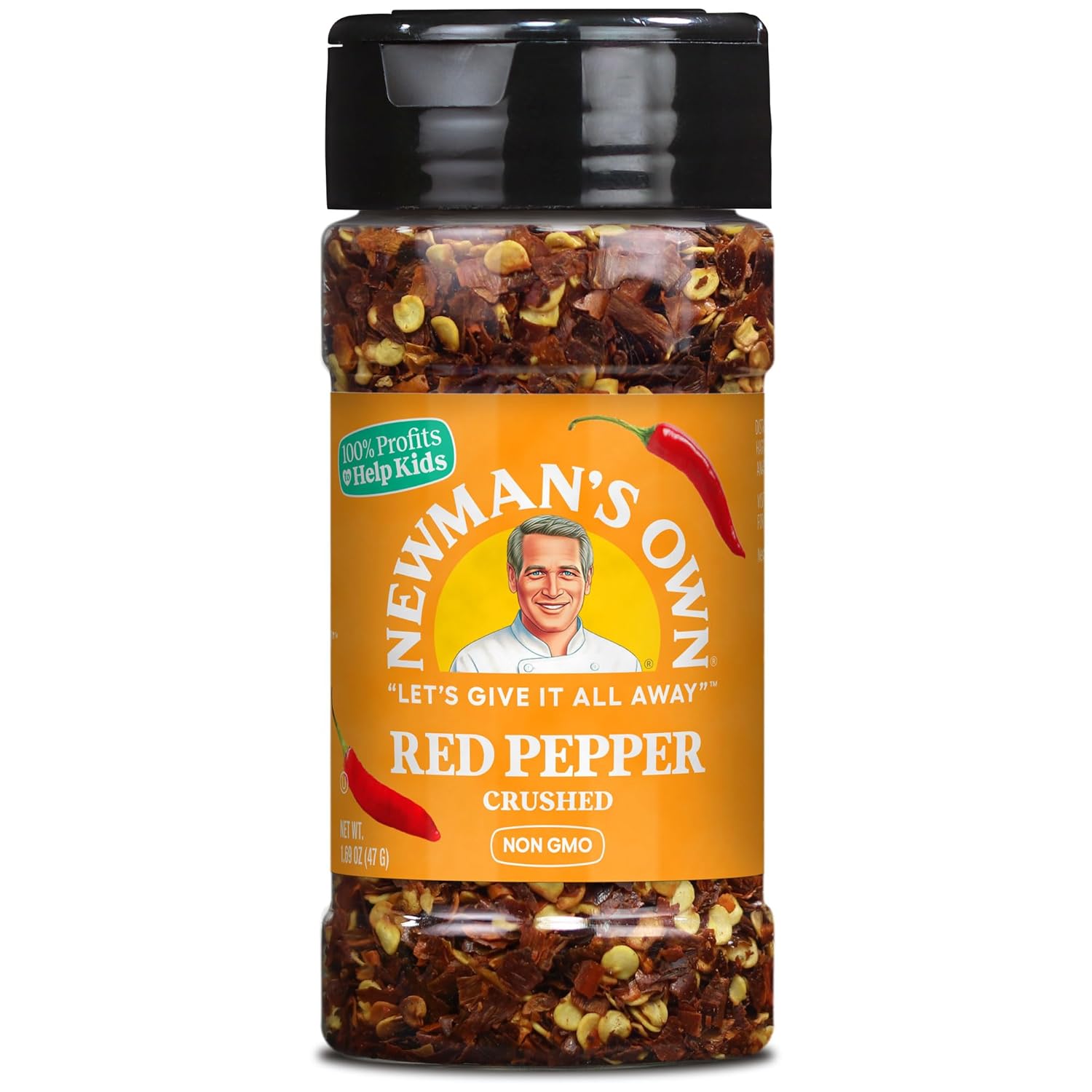 Newman'S Own Crushed Red Pepper, 1.69 Ounce Bottle