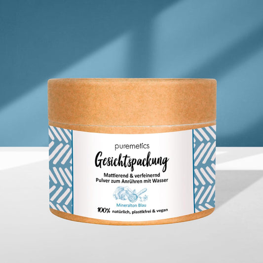 Puremetics Mineral Clay Blue Face Pack Mineral Clay Mask Face Mask With Minerals