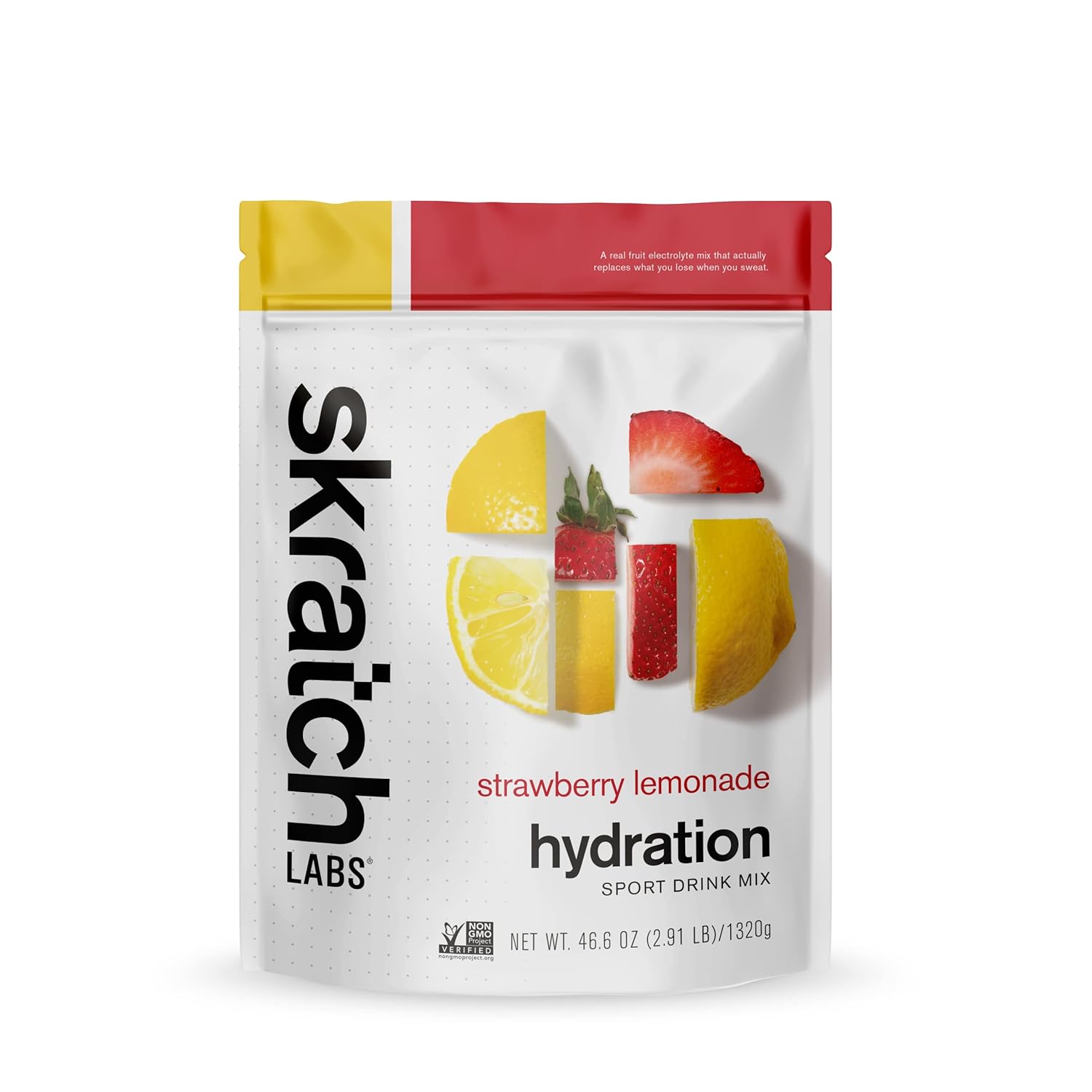 Skratch Labs Hydration Powder | Sport Drink Mix | Electrolytes Powder For Exercise, Endurance, And Performance | Strawberry Lemonade | 60 Servings | Non-Gmo, Vegan, Kosher