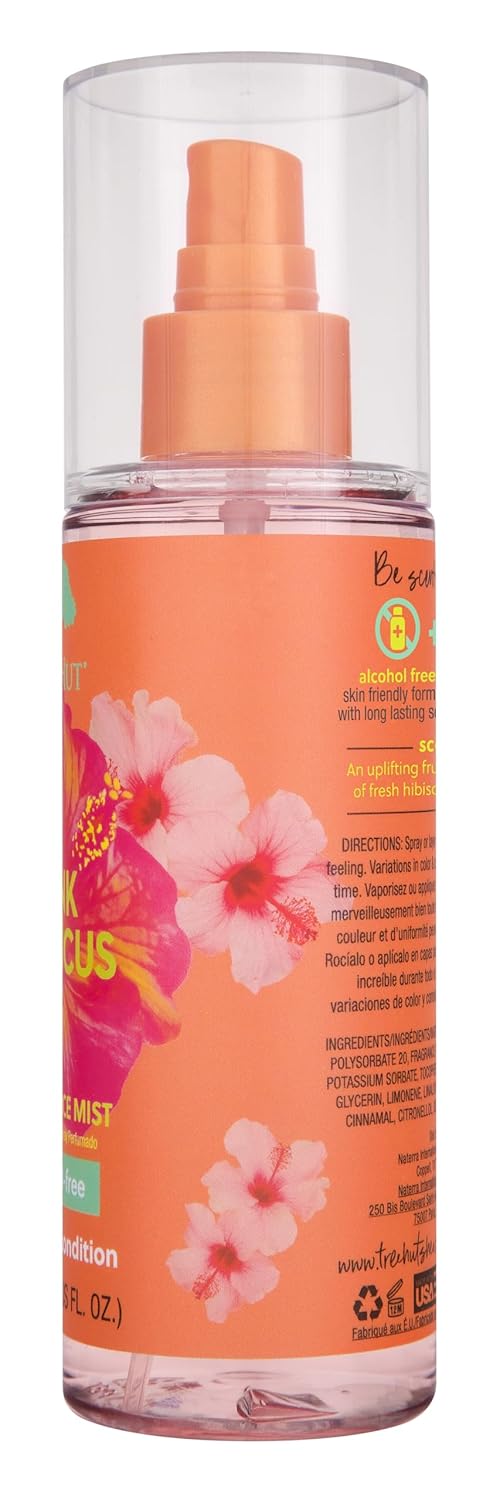 Tree Hut Pink Hibiscus Fragrance Mist, Hydrate & Condition, 6 Oz