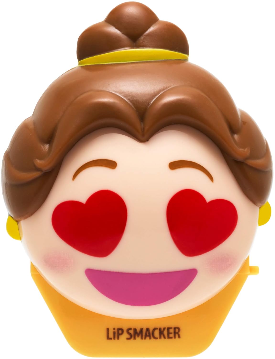 Lip Smacker Disney Beauty And The Beast Belle Emoji Flavored Lip Balm, Belle, Last Rose Petal, Clear, For Kids : Beauty & Personal Care