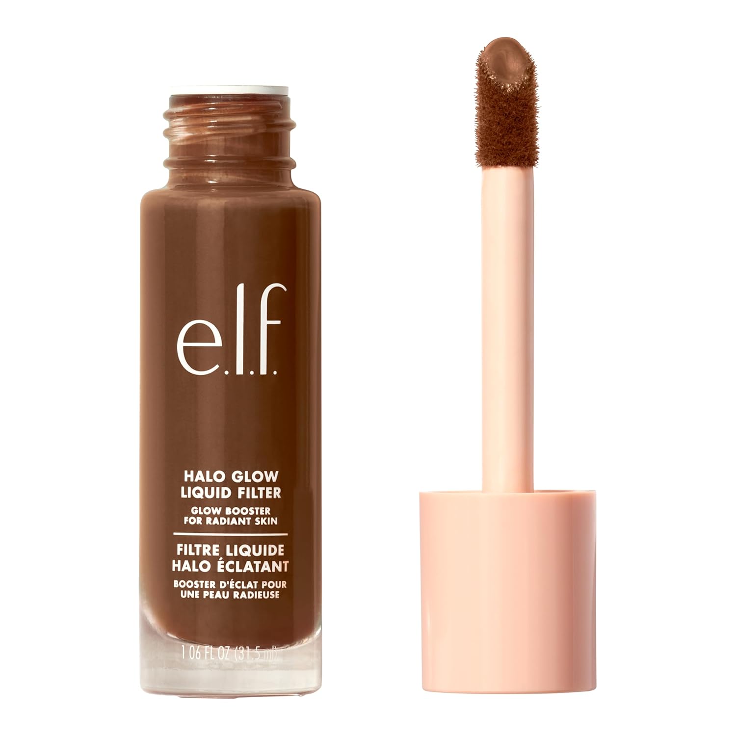 E.L.F. Halo Glow Liquid Filter, Complexion Booster For A Glowing, Soft-Focus Look, Infused With Hyaluronic Acid, Vegan & Cruelty-Free