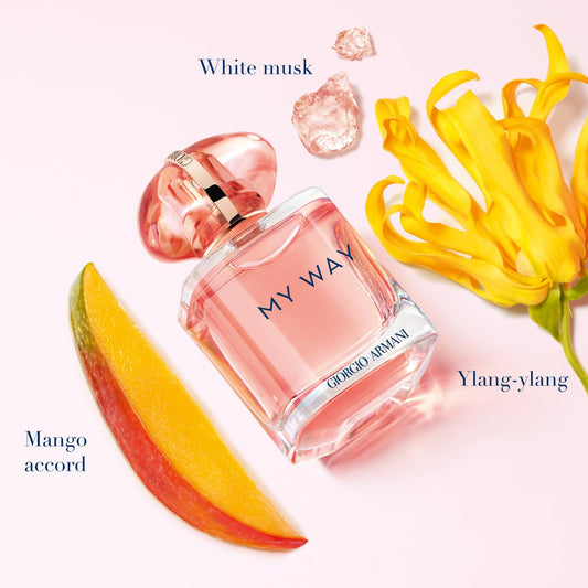 Armani Beauty- My Way Ylang - Eau De Parfum - Women'S Perfume - Floral Fruity Fragrance - Mango Accord, Coconut Water Accord, Ylang, And Vanilla Notes