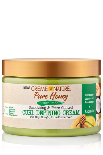 Creme of Nature, Avocado Hair Cream, Curl Cream for Curly Hair, Honey and Avocado Collection, 11.5 Oz : Beauty & Personal Care