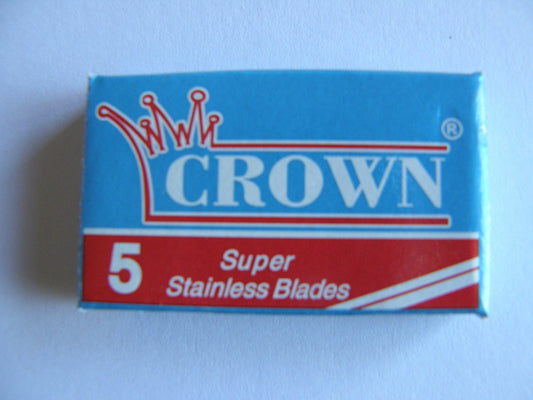 25 Crown Super Stainless Double Edge Safety Razor Blades