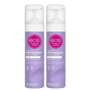 eos Shea Better Shaving Cream- Lavender, Women's Shave Cream, 14 fl oz, 2-Pack