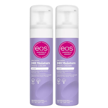 Eos Shea Better Shaving Cream- Lavender, Shave Cream For Women, Shea Butter Skin Care, 14 Fl Oz, 2-Pack