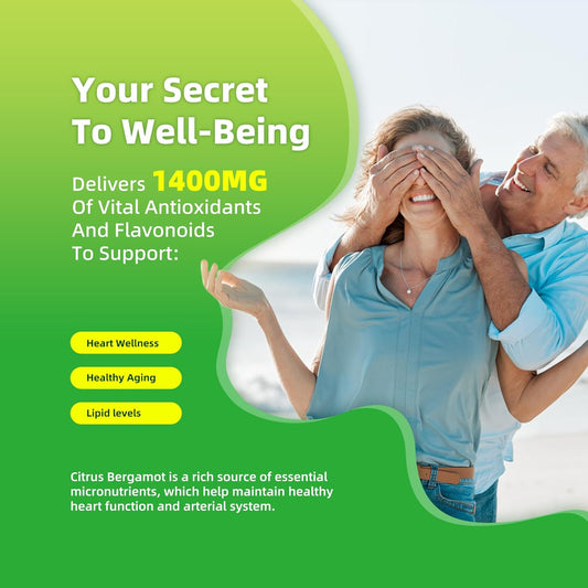 Citrus Bergamot 1400Mg, 120 Capsules…