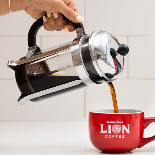 Lion Coffee Toasted Coconut Flavored, Light Roast Whole Bean Coffee, A Taste Of Aloha - 24 Ounce Bag