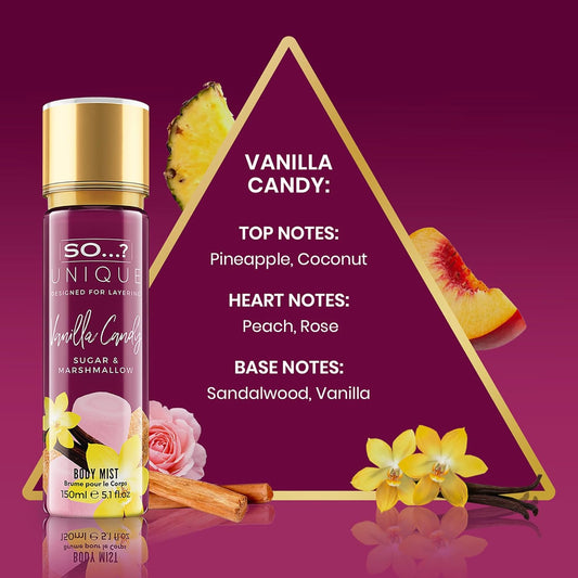 So…? Unique Peony Blush Body Mist - Floral, Fruity Vanilla Perfume With Bergamot And Pear Notes - Perfume For Women - Body Spray For Women - 5.1 Oz