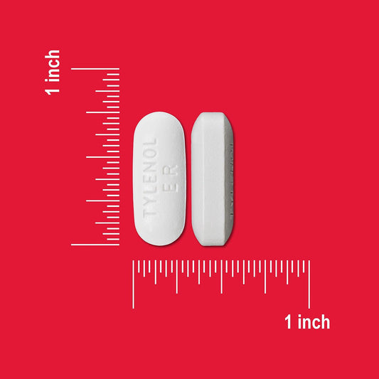 Tylenol 8 Hour Muscle Aches & Pain Acetaminophen Tablets For Muscle & Joint Pain, 100 Ct