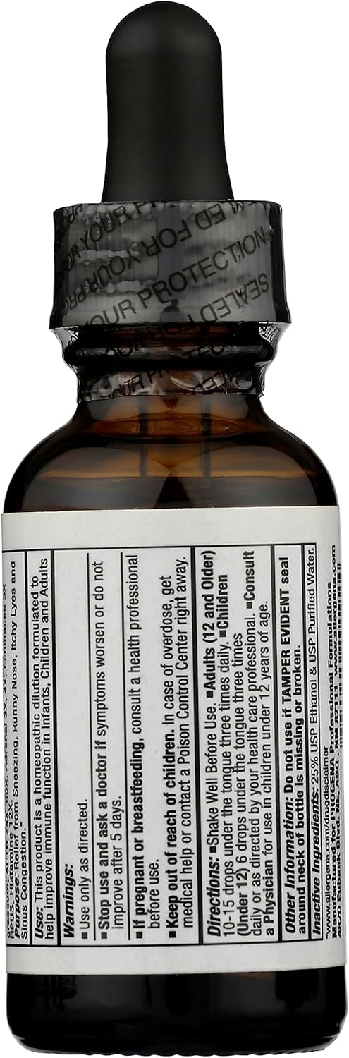 Progena - Allergena Pet Dander - Allergy Relief Drops (1 Fl Ounce)