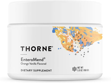 Thorne Enteromend - Botanical And Amino Acid Formula To Support Intestinal Health - Orange Vanilla Flavor - 5.9 Oz