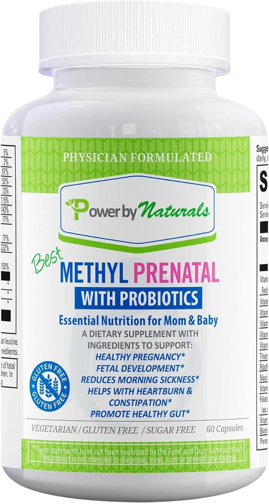 Power By Naturals Prenatal Probiotic Blend Vitamins