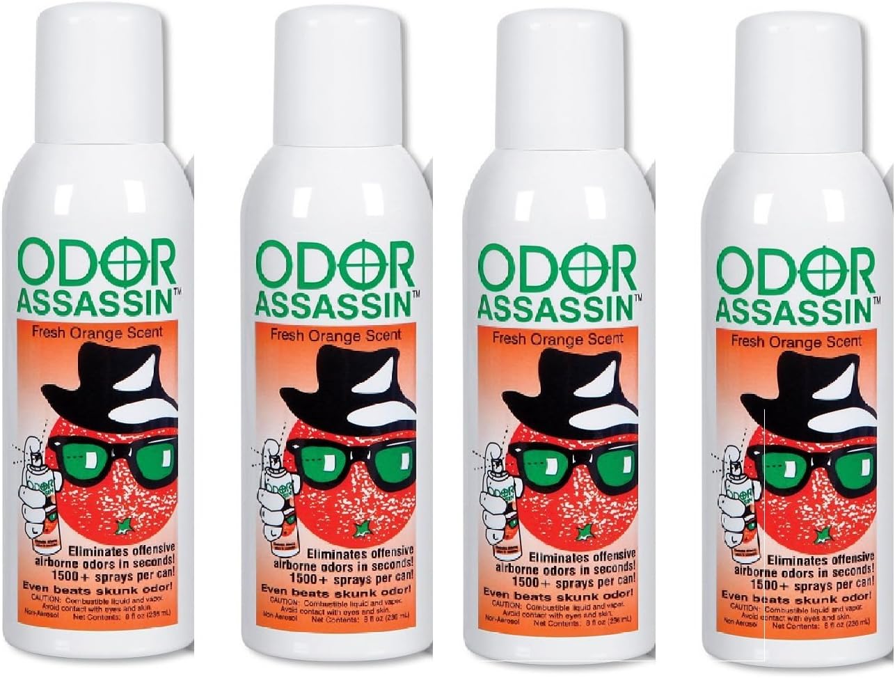 Odor Assassin Orange, Set of 4 : Health & Household