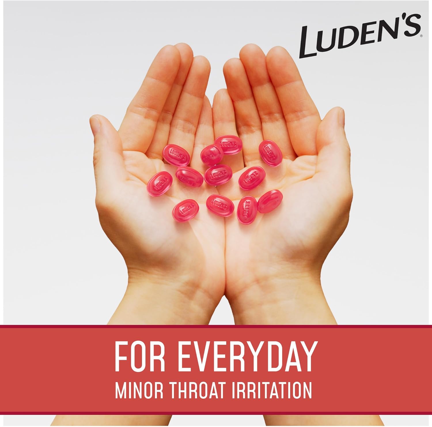 Luden's Watermelon Throat Drops, Sore Throat Relief, 25 Count, 6 Packs : Health & Household