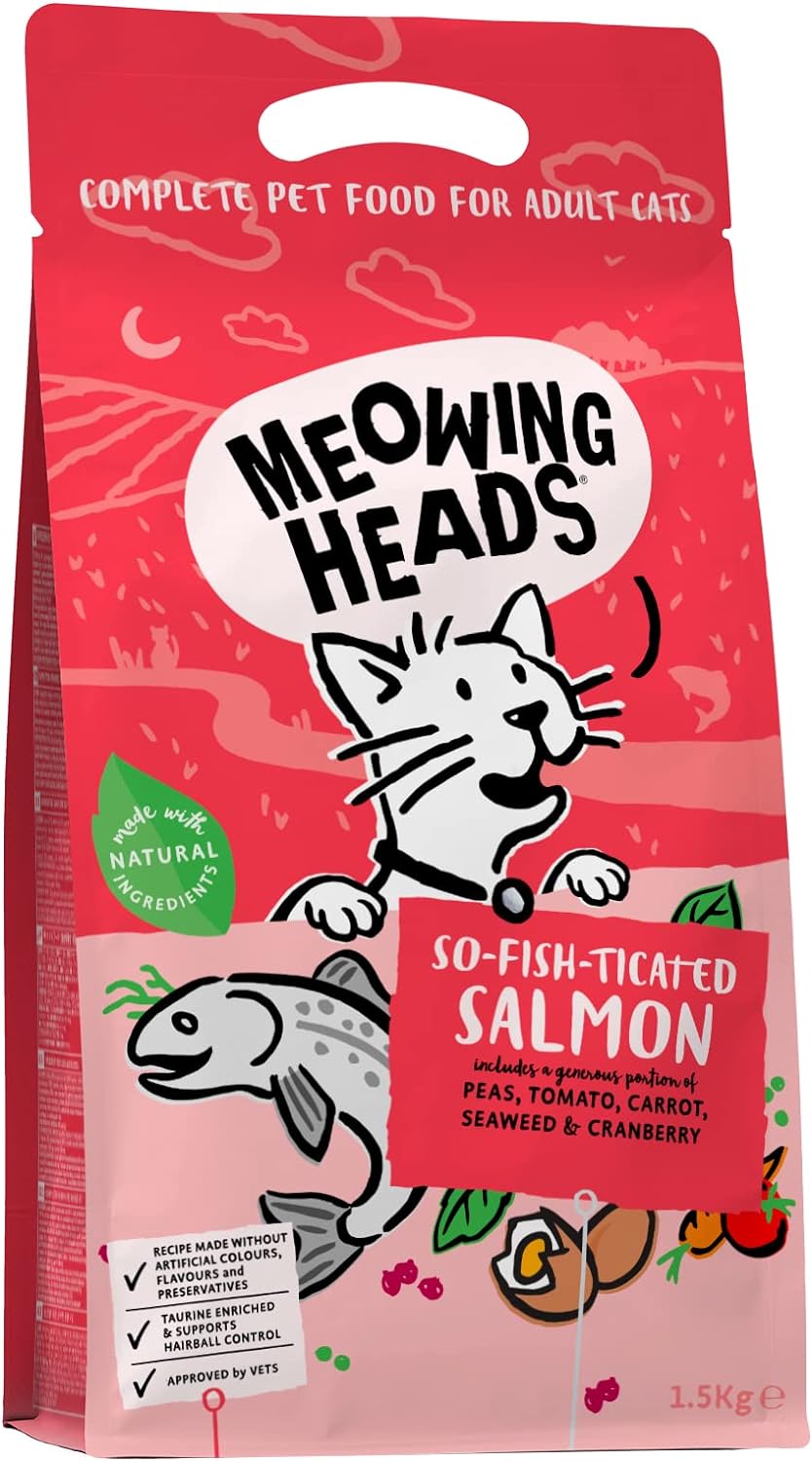 Meowing Heads So-Fish-Ticated Salmon 1.5Kg X 15060189112418