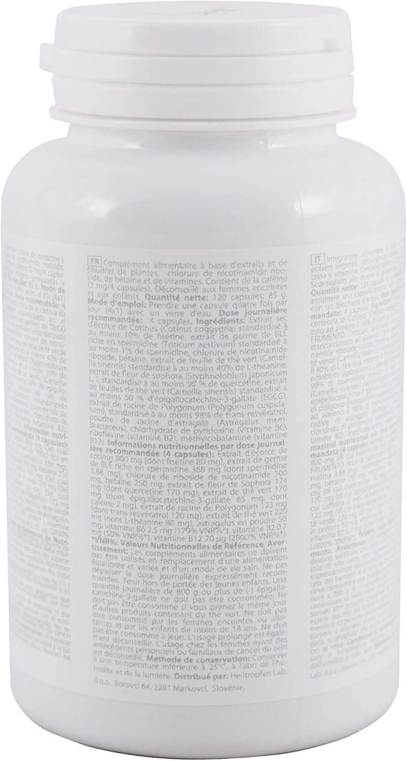 Heiltropfen Eternal Vital - Natural Ageless Vitality | 12-Compound Complex | 120 Veggie Capsules | Dietary Supplement : Health & Household