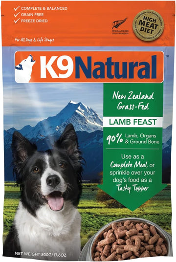 K9 Natural Canine Natural Freeze Dried Pet Food, 1.1-Pound, Lamb
