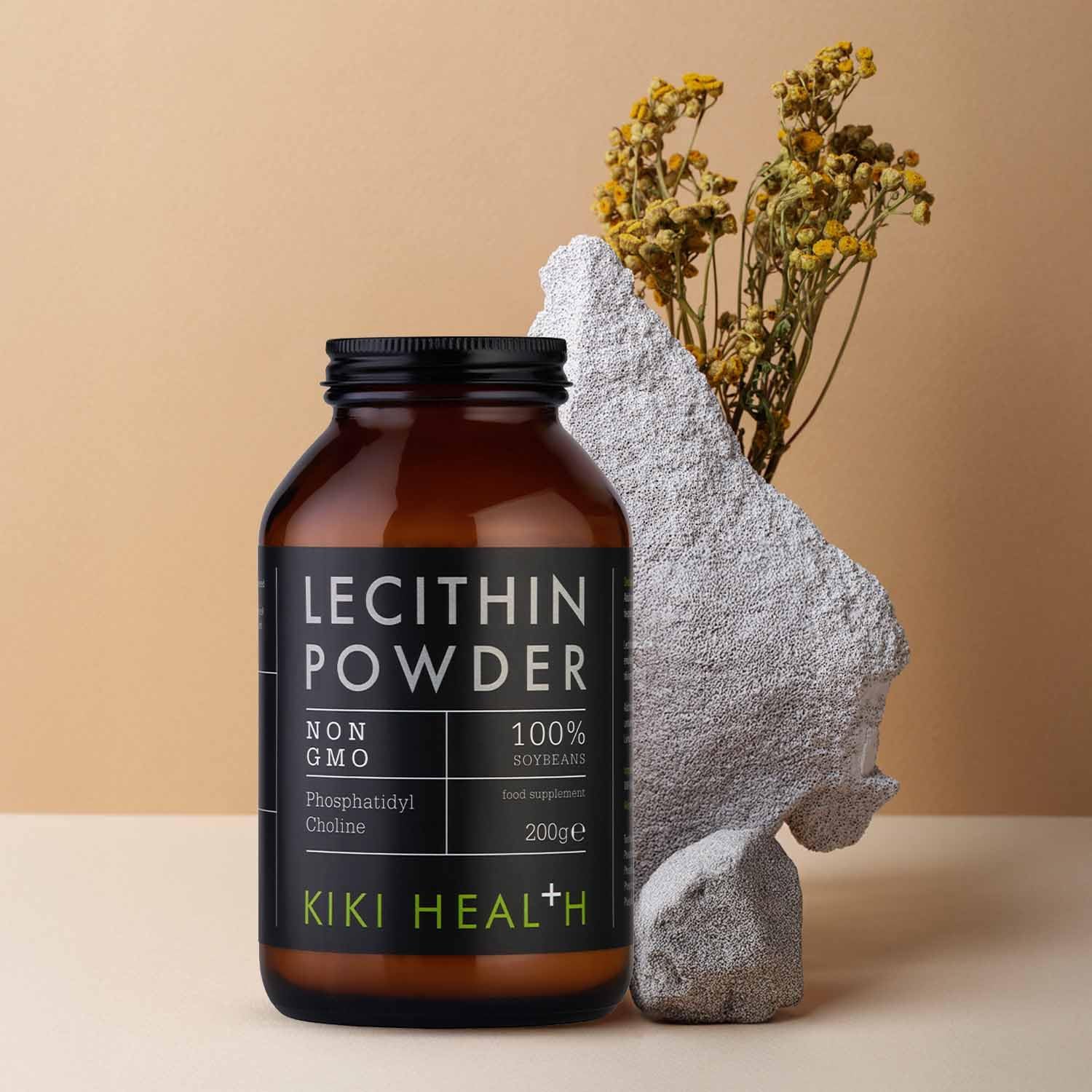 KIKI Health Non-GMO Lecithin Powder Food Supplement | Embrace Culinary Excellence & Nutritional Support | Elevate Your Recipes with Versatile Soy-Based Emulsifier | Thickener Perfect for Vegan - 200g : Amazon.co.uk: Health & Personal Care
