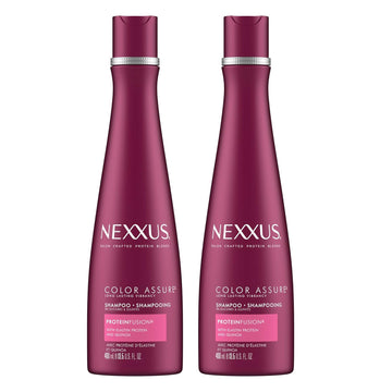 Nexxus Color Assure Shampoo For Color Treated Hair Proteinfusion Sulfate Free, 0% Silicone, 13.5 Fl Oz (Pack Of 2)