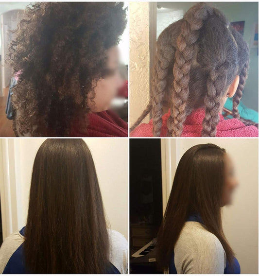 Xl Chocolate Forte Hair Treatment For Coarse African Black Hispanic Dominican And All Types Of Hair Professional Salon Queratina Keratina Brasilera Tratamiento (Xl Set)