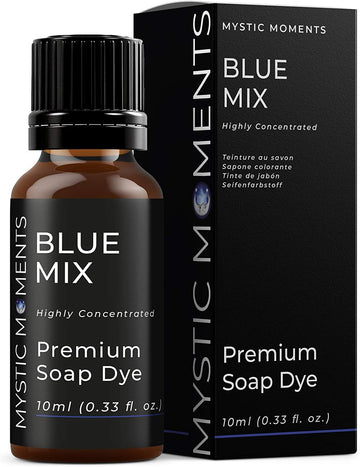 Mystic Moments | Blue Mix - Highly Concentrated Soap Dye 10ml | Perfect for Soap Making, Creams and Lotions