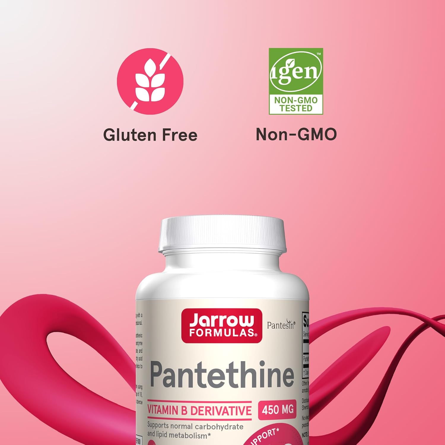 Jarrow Formulas Pantethine 450 mg - Derivative of Vitamin B5 - 60 Servings (Softgels) - Support Heart Health, Carbohydrate & Lipid Metabolism - Coenzyme A (CoA) Precursor - Pantothenic Acid Supplement : Health & Household