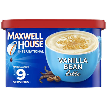 Maxwell House International Vanilla Bean Latte Instant Coffee (8.5 Oz Canister)