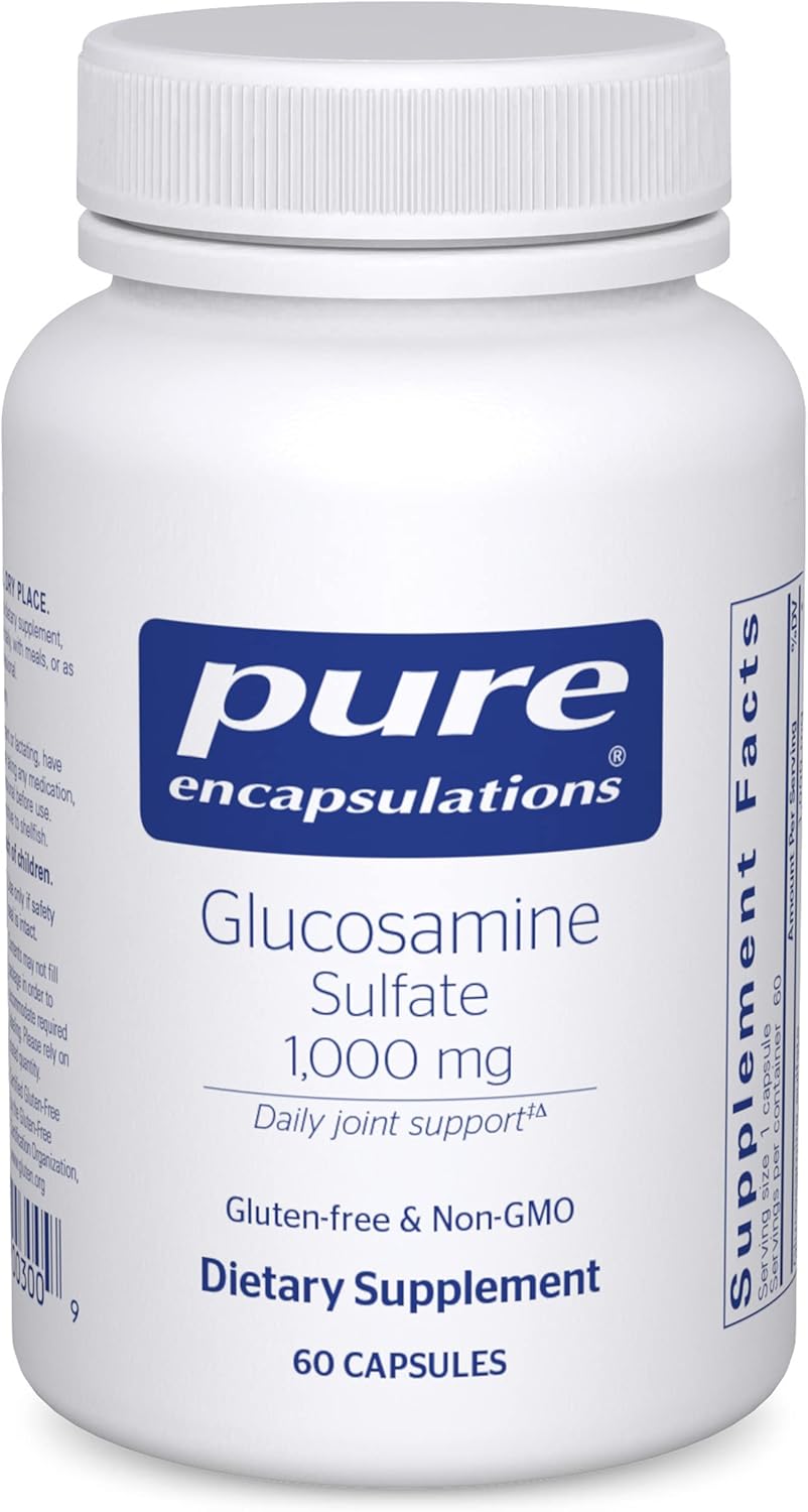 Pure Encapsulations Glucosamine Sulfate 1,000 Mg | Supplement For Joint Support And Mobility, Cartilage Health, And Connective Tissue* | 60 Capsules