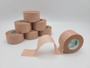 Micropore Surgical Tape Tan 2.5Cm X 9.1M – Pack Of 4 | Hypoallergenic, Breathable Medical Tape For Gentle & Discreet Fixation