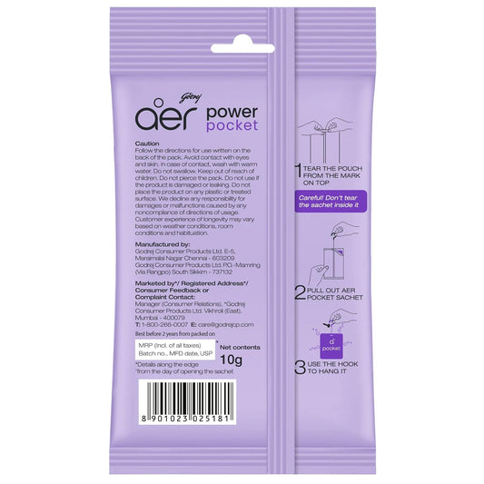Godrej Aer Pocket Bathroom Fragrance - 10 G : Health & Household