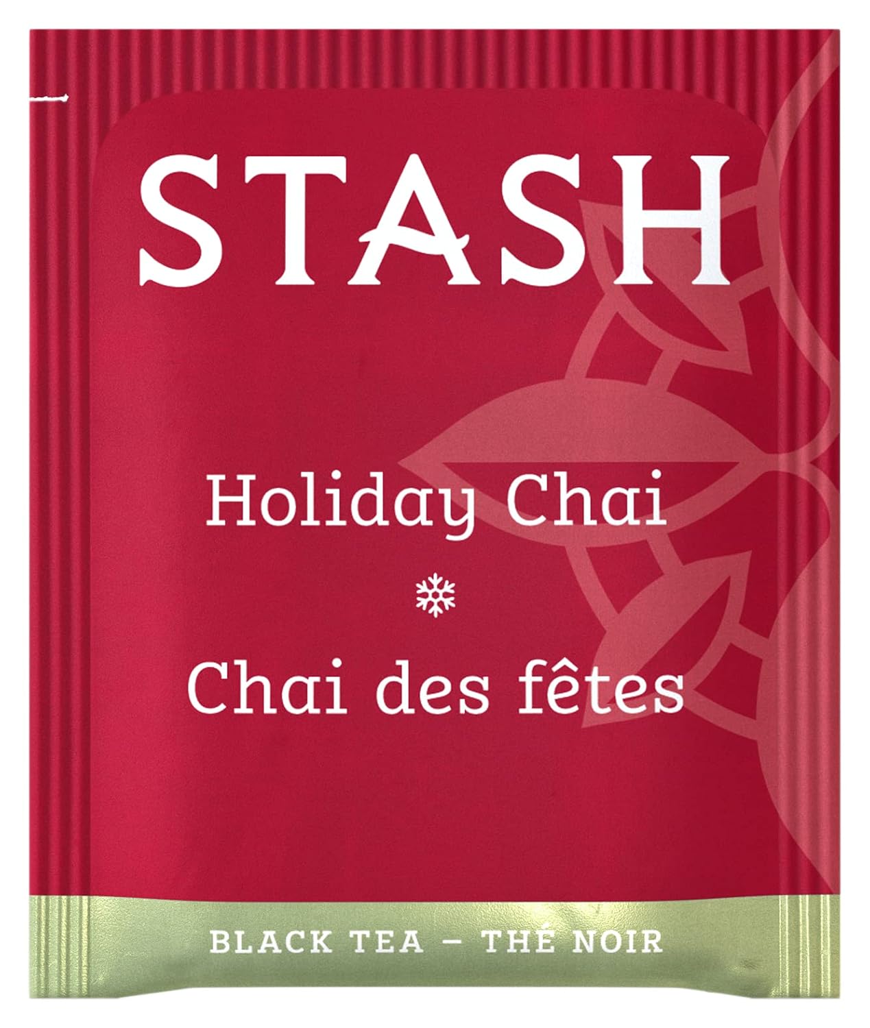 Stash Tea Holiday Chai Black Tea, Box Of 100 Tea Bags