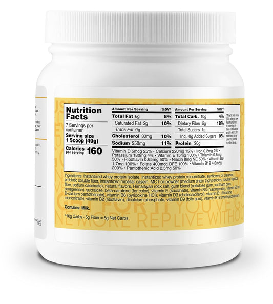 Transformhq Meal Replacement Shake Powder 7 Servings (Pineapple Whip) - Gluten Free, Non-Gmo