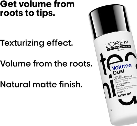 L'Oréal Professionnel Tecni.Art Volume Dust, For Volume And Shape, Ultra-Fine Powder, Suitable For All Hair Types, 7G