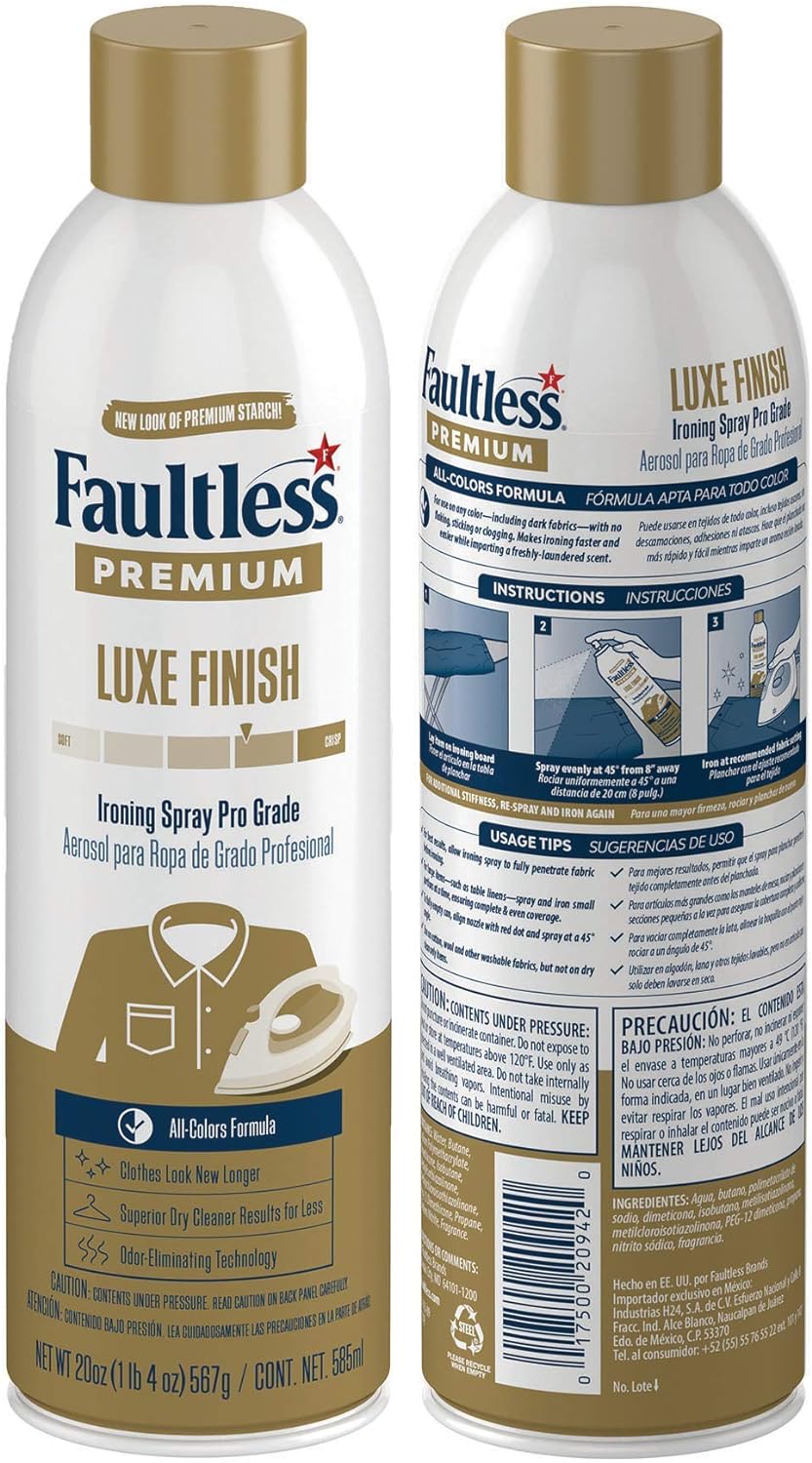 Faultless Premium Professional Starch, 20 Ounces (2) : Health & Household