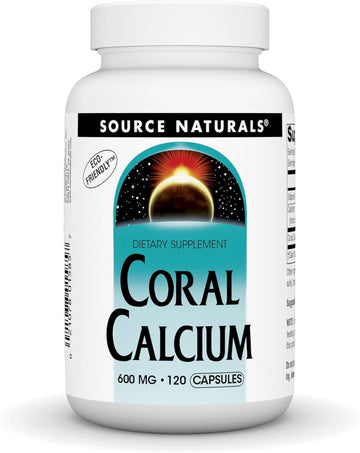 Source Naturals Coral Calcium 600 Mg, 120 Capsules