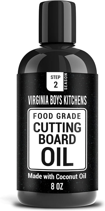 Coconut Cutting Board Oil - NO Mineral Oil - Food Safe Wood Seasoning for Kitchen Countertops, Cutting Boards, and Butcher Blocks - Made in USA