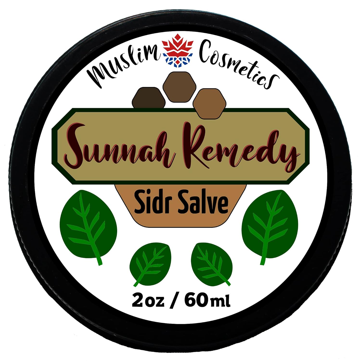 Organic Sidr Leaf Salve | Multi-Purpose | Body + Hair & Beard Balm | Ruqyah | Yemeni Sidr Jujube || Made In Canada - Muslim Cosmetics - Sunnah Remedy 2Oz