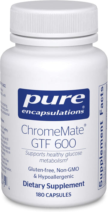 Pure Encapsulations Chromemate Gtf 600 | Supplement For Metabolism And Lean Muscle* | 180 Capsules