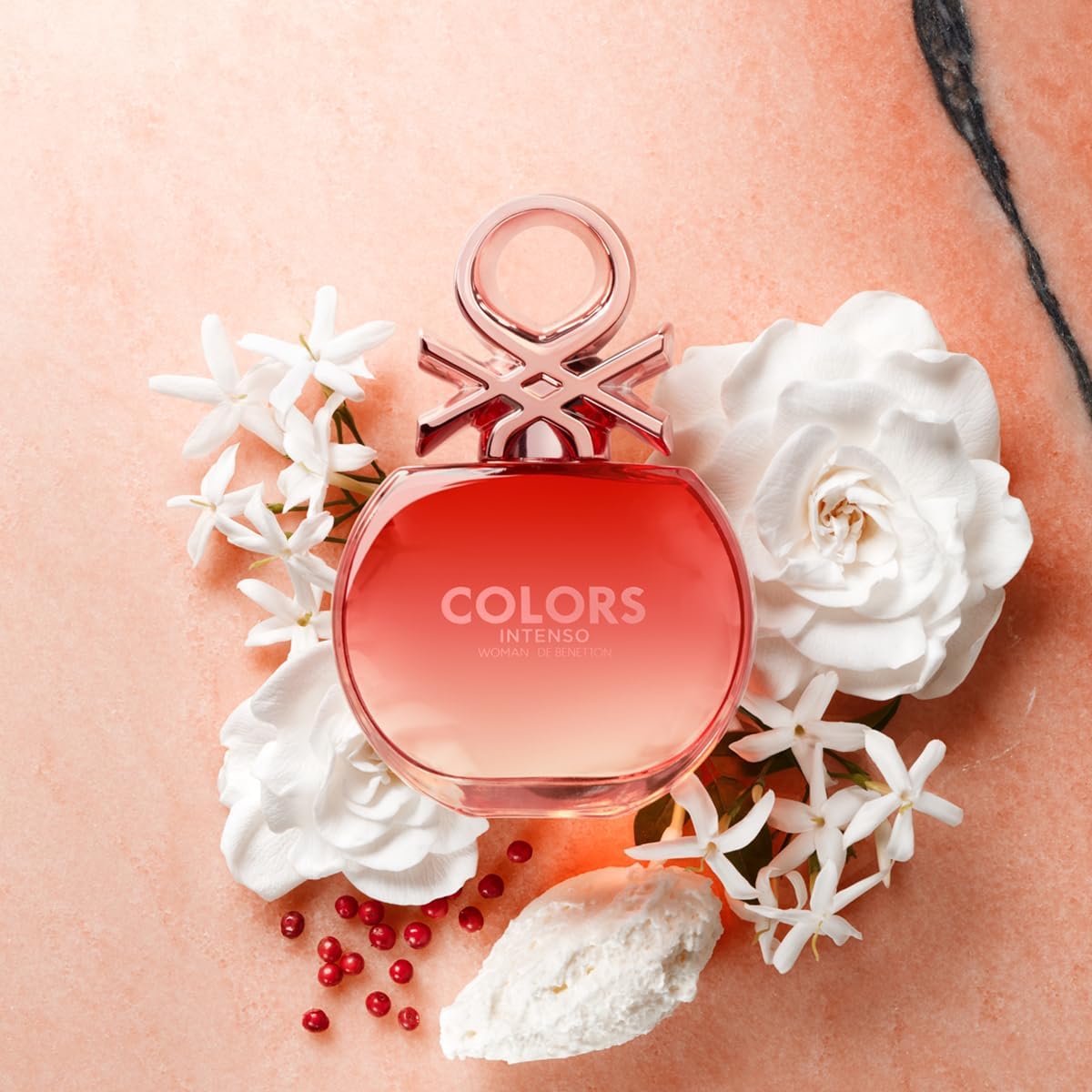 Benetton - Rose Intenso from United Colors, Eau de Parfum for Woman - Long Lasting - Intense, Young and Fresh Fragrance - Floral and Fruity Notes - Ideal for Daily Wear - 50 ml : Amazon.co.uk: Beauty