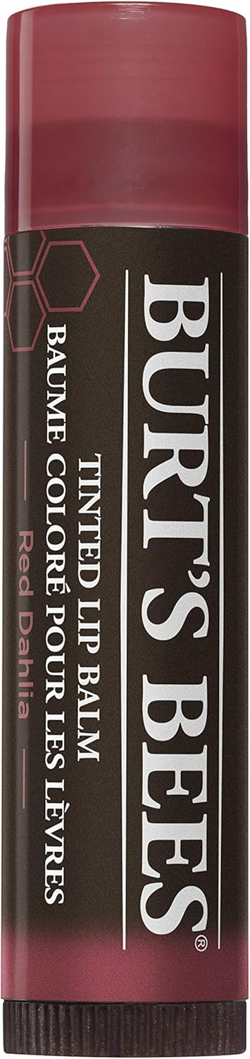 Burt'S Bees Tinted Lip Balm Pink Blossom, Moisturising Lip Tint With Shea Butter, 100% Natural Origin, 4.25G (Packaging May Vary)